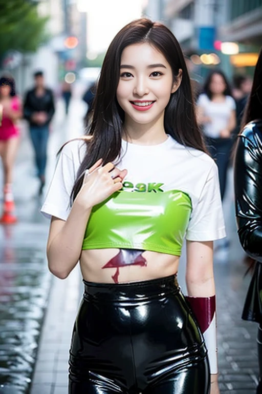 (realisitic、Photorealsitic:1.37)、(8K、Raw photography、top-quality、masterpiece:1.2)、Very cute woman、ultra-detailliert、Heart-shaped pupil、physically-based renderingt、超A high resolution、Kodak Vision Color、Captured with an Arricam LT camera、bokeh dof、foco nítido、(((Correct anatomy:1.2)))、(best quality, masterpiece, ultra-detailed, illustration),(8K wallpaper),(beautiful detailed eyes), beautiful, amazing, detailed eyes, (detailed skin), ((dark purple hair:1.5)) striped hair, highlight hair, straight hair, ((red eyes)), long hair:1.3, perfect hands, perfect fingers, (((small breasts:1.3))), (neon eyes), (growing eyes:1.3), brown outer layer jacket, turtleneck, long pants, sneakers, Camping in the forest, night, starry sky, Campfire, tent, camping chair, sitting chair, enjoying camping, clean line art, shiny hair, portrait, panorama shot, cinematic angle:1.4, dynamic angle:1.4,
