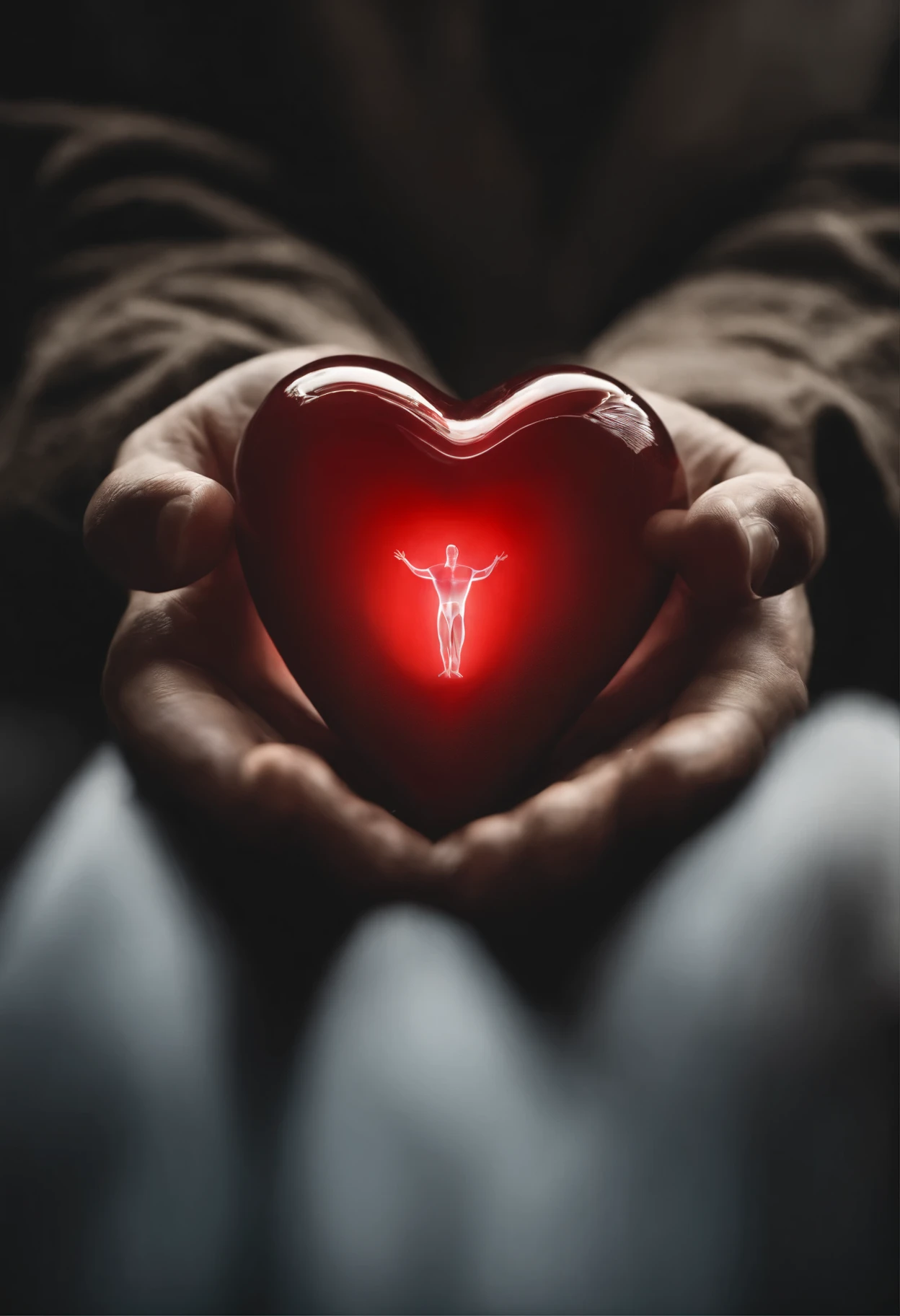 someone holding a heart with a heartbeat line in their hands, heart effects, connected to heart machines, Heart rate, real heart, Heart surgery, My heart is human;, Human heart, real heart!, Adam Marchinsky, magic heart, Loaded, photo more, Kazimierz Wojnakowski, by Jakob Gauermann