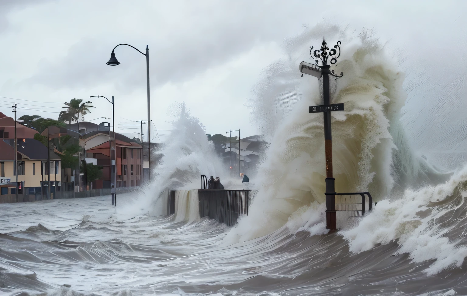 Araffes splashing water from a fire hydrant on a street, ondas grandes batendo nele, Ondas gigantes, ondas quebrando, very ondas enormes, fierce ondas enormes, massive waves, vento extremamente forte, ondas enormes, ondas grandes, violent stormy waters, Ondas gigantescas, Do lado de fora uma tempestade se enfurece, Ondas turbulentas, Direction: John Murdoch, em mar agitado com ondas grandes