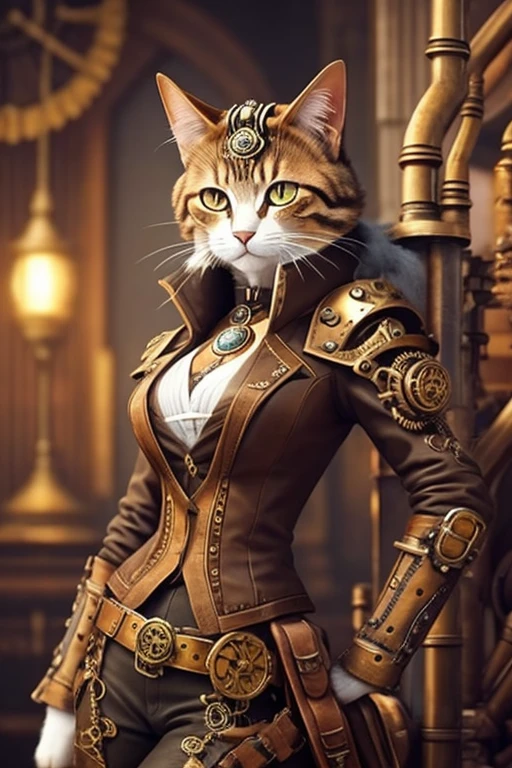 steampunk cat