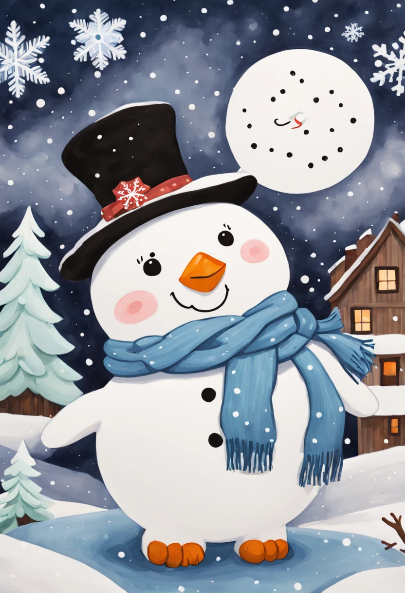 Charming squishmallow coloring pages capturing a winter scene, squishmallows adorned with scarves and hats, surrounded by glistening snowflakes and a cozy fireplace, conveying a heartwarming and festive mood, Painting, acrylics on canvas, --ar 16:9 --v 5