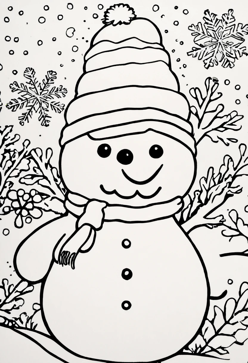 Charming squishmallow coloring pages capturing a winter scene, squishmallows adorned with scarves and hats, surrounded by glistening snowflakes and a cozy fireplace, conveying a heartwarming and festive mood, Painting, acrylics on canvas, --ar 16:9 --v 5