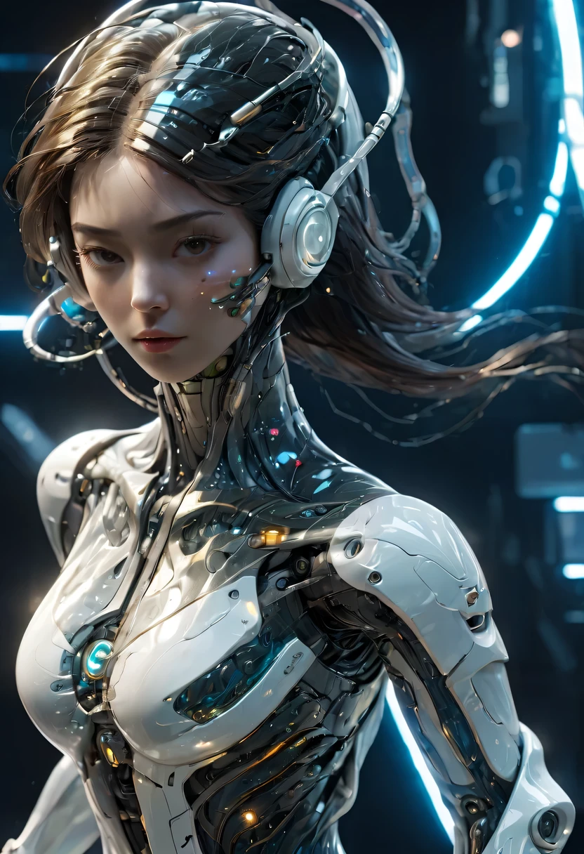 ((best quality)), ((masterpiece)), (detailed:1.4), 3D, Image of a beautiful cyberpunk woman,human development report (high dynamic range),Ray tracing,NVIDIA RTX,super resolution,Unreal 5,subsurface scattering,PBR texture,post processing,Anisotropic filtering,depth of field,Maximum clarity and sharpness,multi-layer texture,Albedo and specular maps,surface coloring,Accurate simulation of light-material interaction,Perfect proportion,octane rendering,Two-tone lighting,Large aperture,Low ISO,white balance,rule of thirds,8K original,