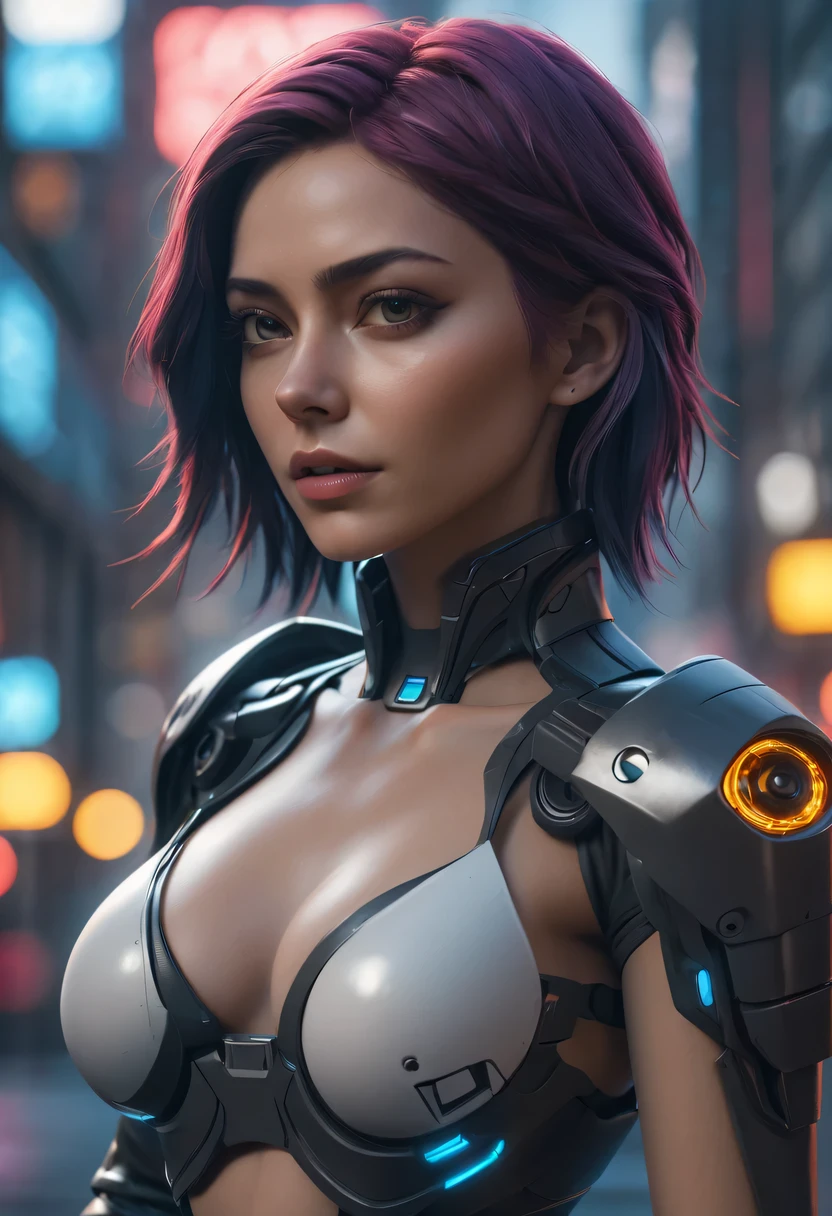 ((best quality)), ((masterpiece)), (detailed:1.4), 3D, Image of a beautiful cyberpunk woman,human development report (high dynamic range),Ray tracing,NVIDIA RTX,super resolution,Unreal 5,subsurface scattering,PBR texture,post processing,Anisotropic filtering,depth of field,Maximum clarity and sharpness,multi-layer texture,Albedo and specular maps,surface coloring,Accurate simulation of light-material interaction,Perfect proportion,octane rendering,Two-tone lighting,Large aperture,Low ISO,white balance,rule of thirds,8K original,