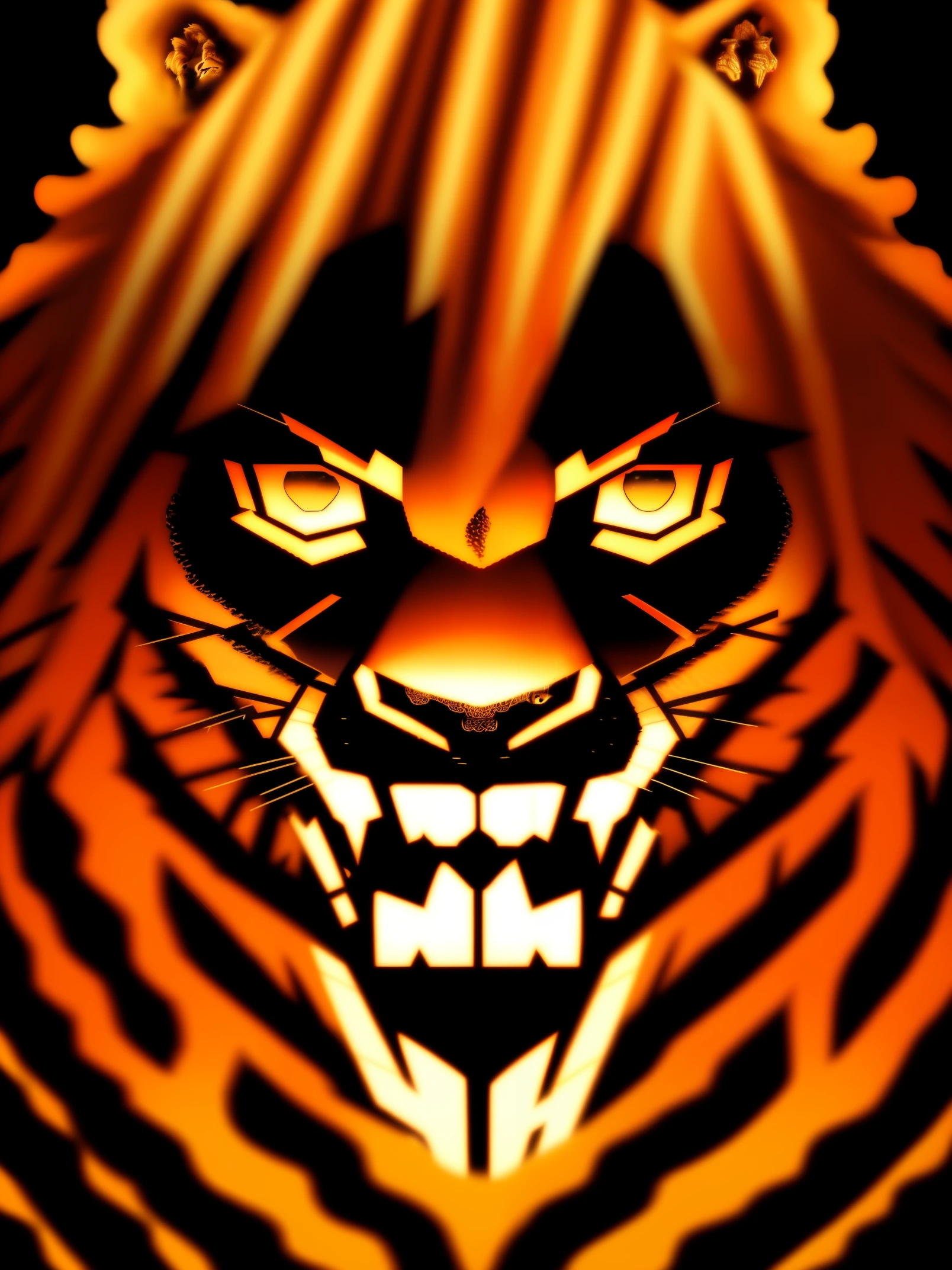 a close up of a lion's head with a black background, fire lion, lion head, third lion head, with the mane of a lion, face of an lion, lion, the mane of a lion, head of a lion, king of the jungle, portrait of a lion, created in adobe illustrator, lion mane, 2 d full body lion, lion's gate