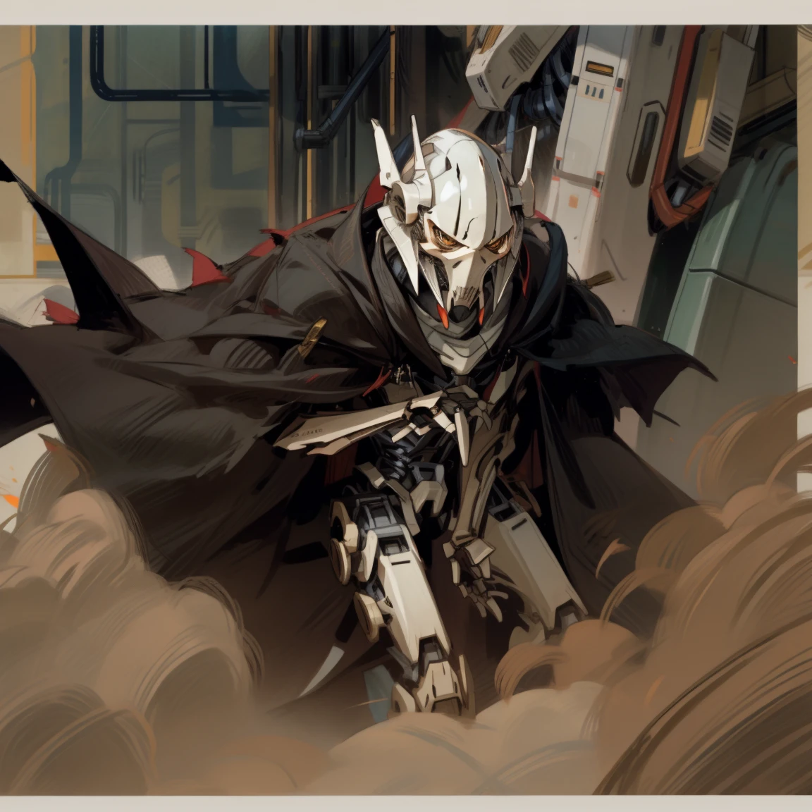 General Grievous, black cape