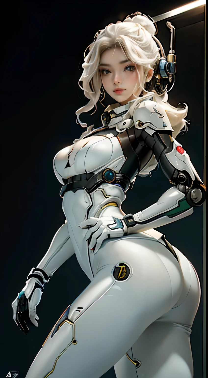 ((highest quality)),(Ultra-high resolution),(Very detailed),(Detailed Description),((The best CG)),(A masterpiece),Ultra-detailed art,Amazing drawing art,(Sci-fi art with intricate detail:1.5), (Female Cyborg:1.6),(Attention to detail, Fully mechanical body:1.5),cylinder,Actuator,((Transparent parts:1.8)),Precision circuit, Through the power of science she gained new powers..