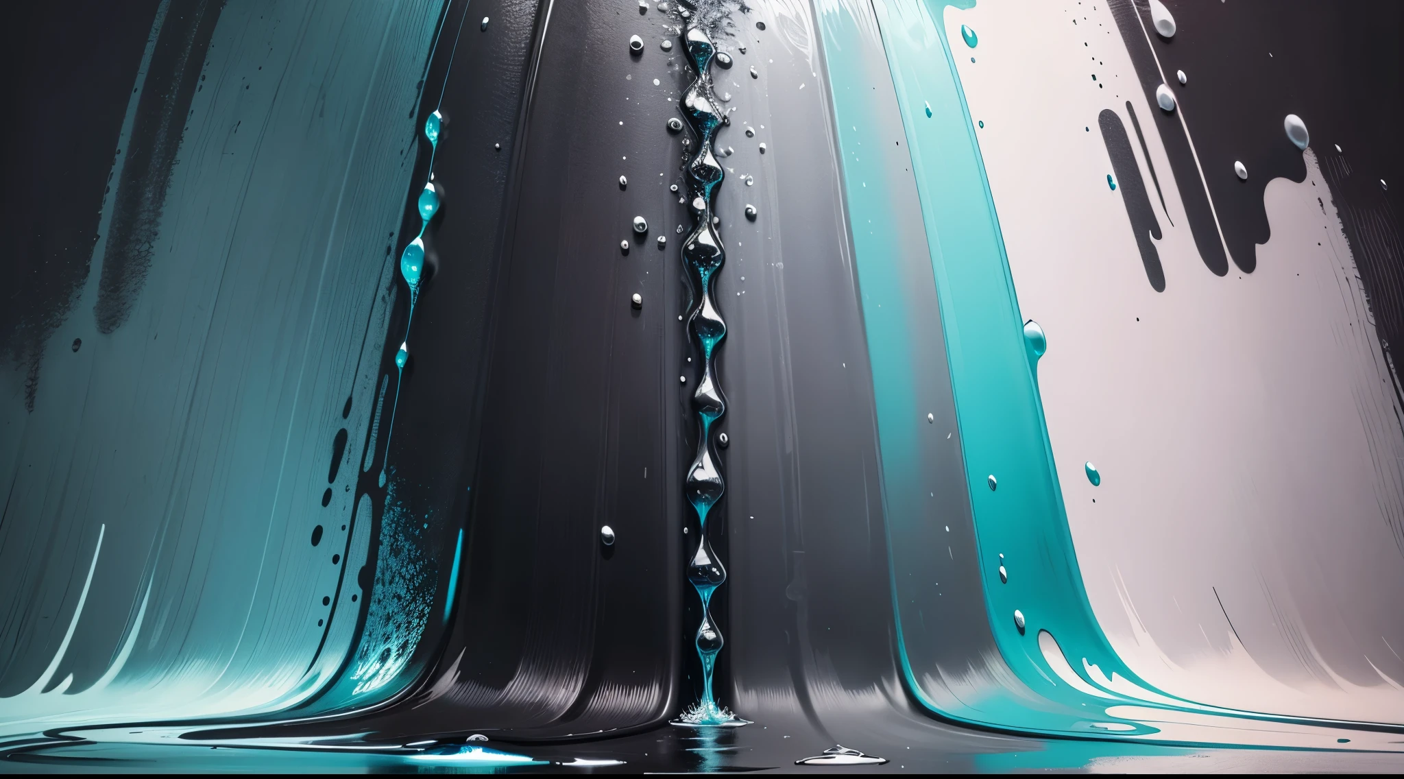 water,colorful,neon,watery,high resolution, high quality,neon colors, dark grey background, black grey grdient, painting art, painting, cadre