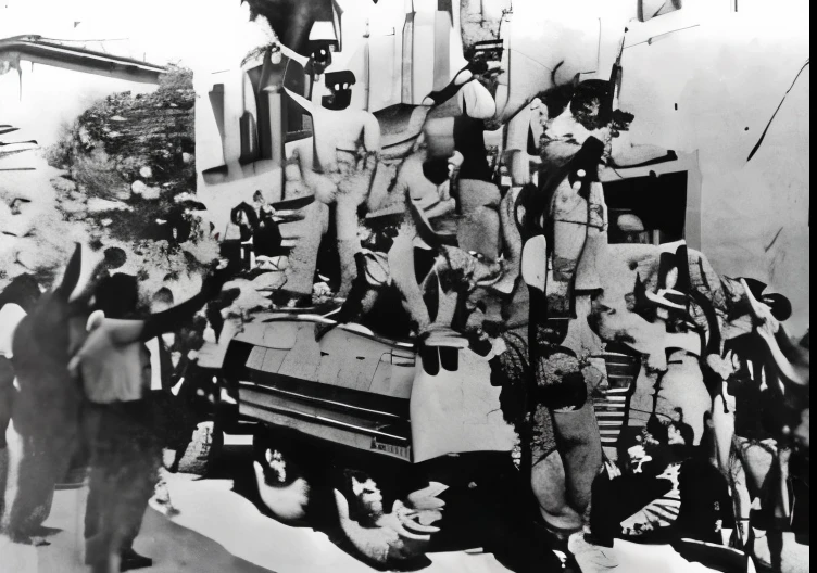 tem muita gente parado na beira da estrada, Imagens de corridas vintage, historical footage, Imagens vintage, filmagens antigas, Imagens granuladas, Imagens de arquivo, 1 9 4 0, 1940, the crowd flees the village, video still, imagem granulada, 1 9 5 0, 1950, Vindima granulada, Granulado