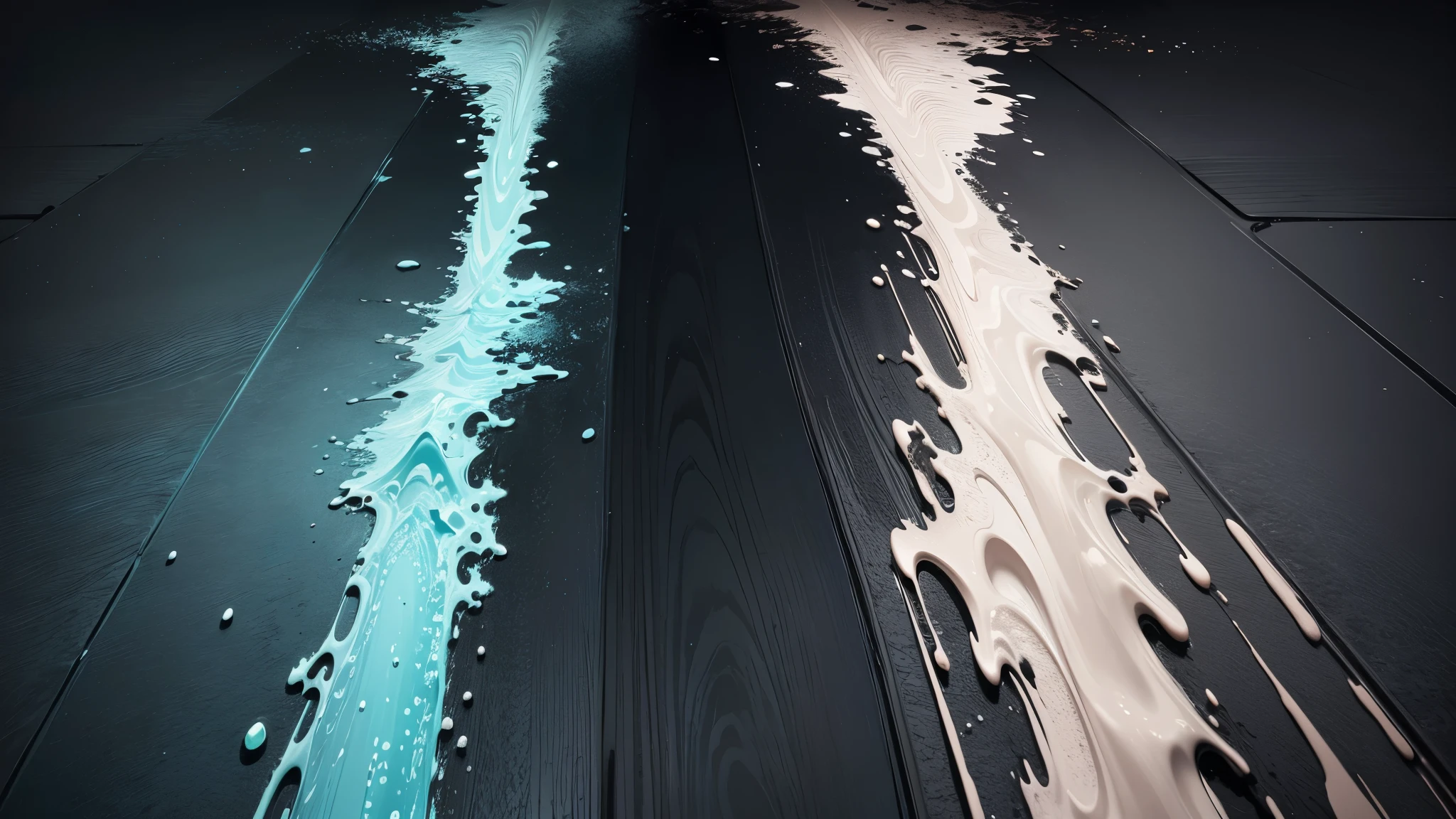 water,colorful,neon,watery,high resolution, high quality, dark grey background, black grey grdient, painting art, painting, cadre