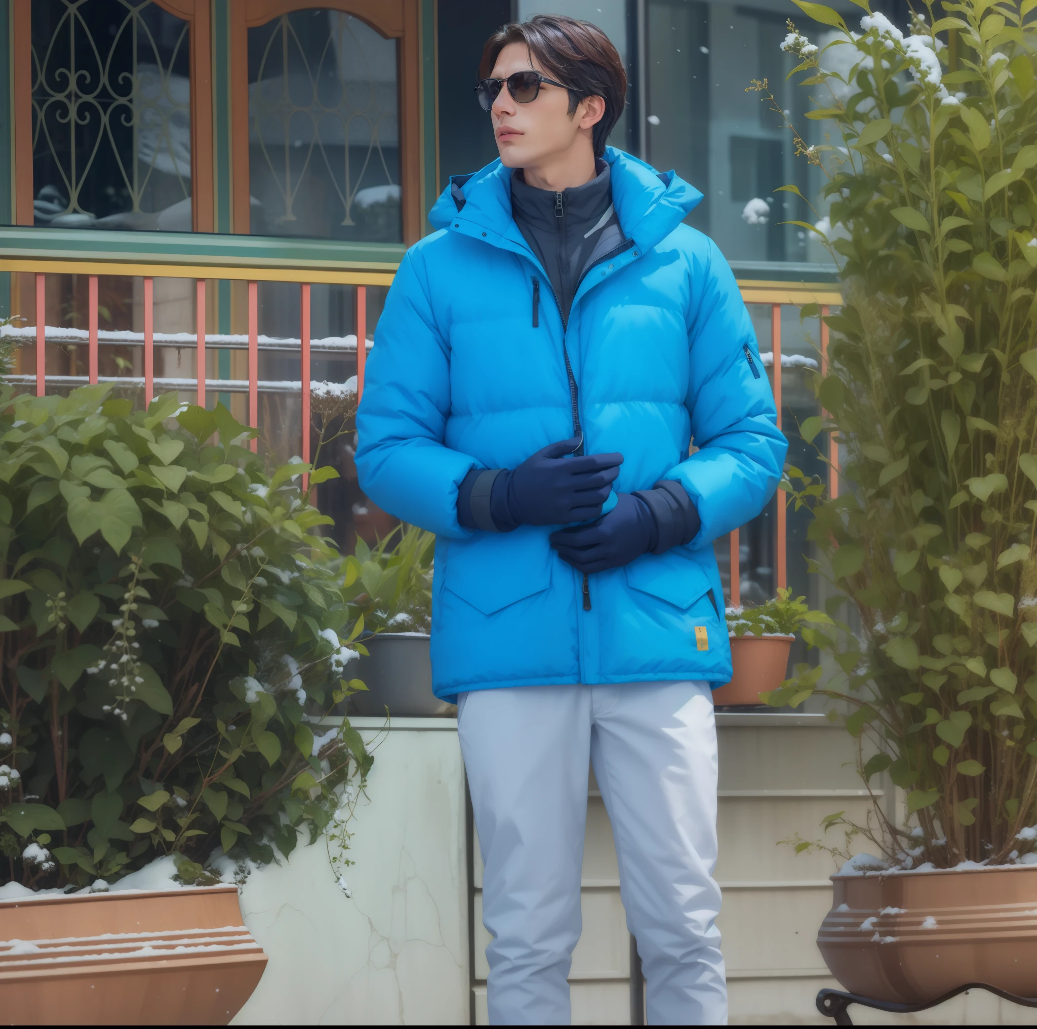 Handsome Men , Snow Clothes , Snow Season