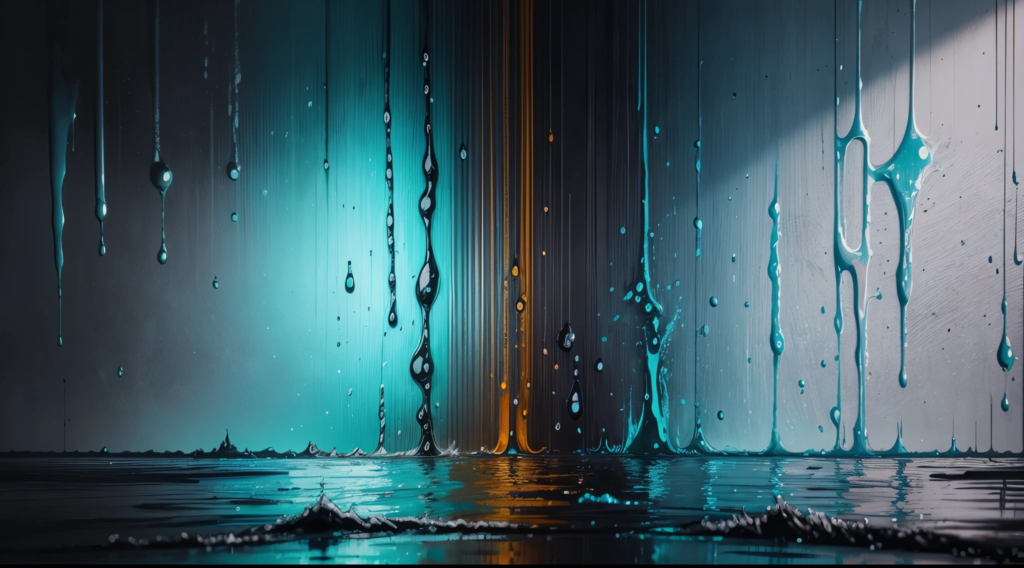 water,colorful,neon,watery,high resolution, high quality,neon colors, dark grey background, black grey grdient, painting art, painting, cadre