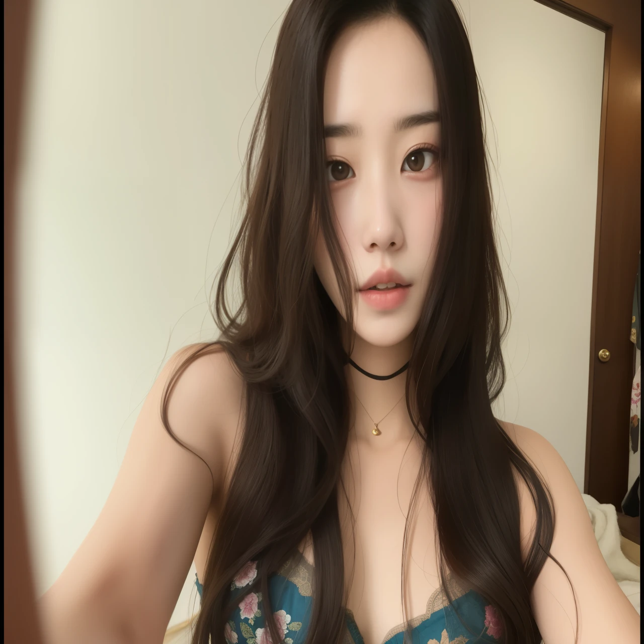 there is a woman with long hair and a bra top, 18 anos de idade, dilraba dilmurat, 22 anos de idade, 21 anos de idade, 23 anos, 1 8 are, 27 anos de idade, 28 anos de idade, 1 6 anos, Xintong Chen, Xisionwu, jaeyeon nam, shikami
