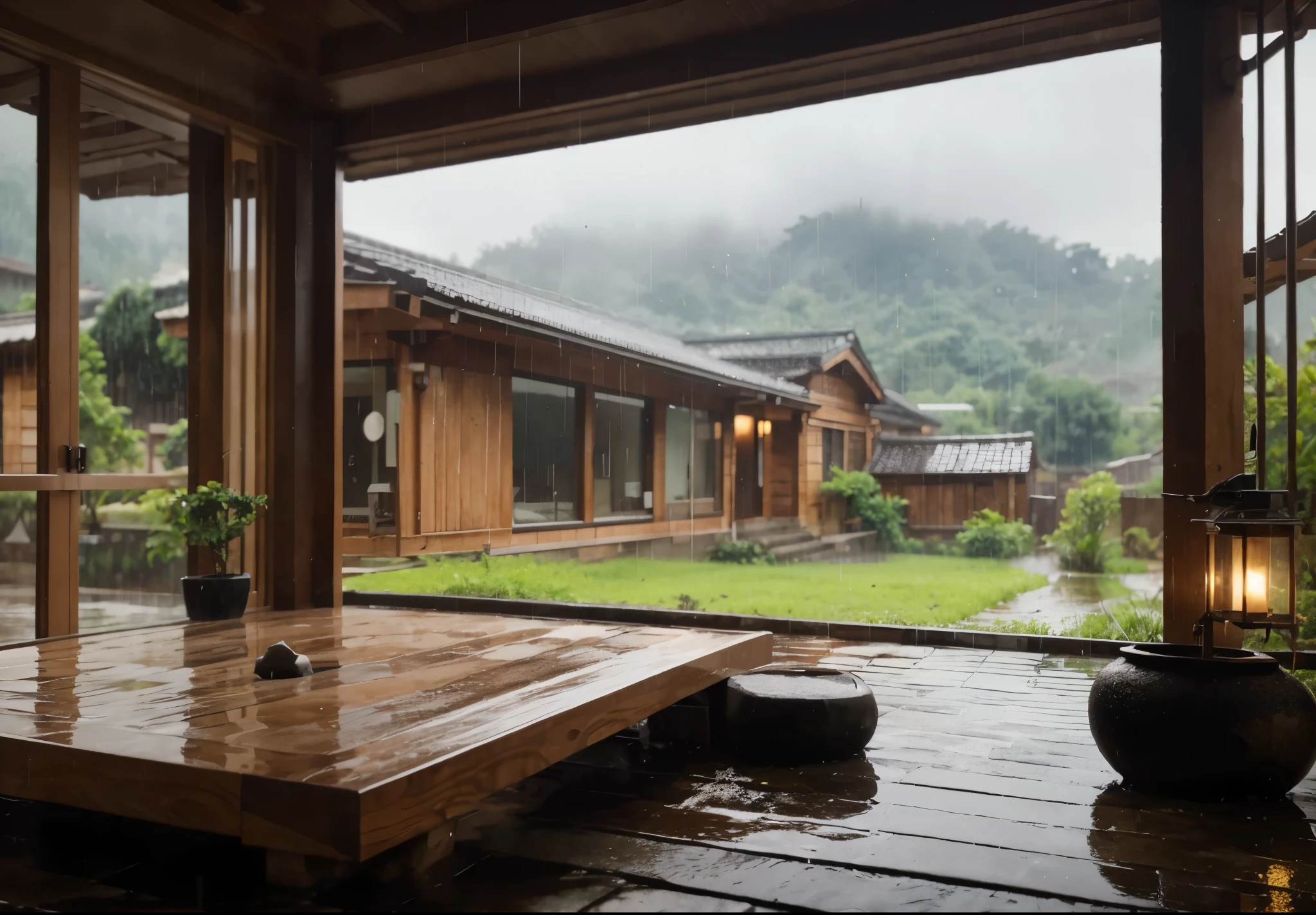 animed this image with rain, rain ambience animed this image rain