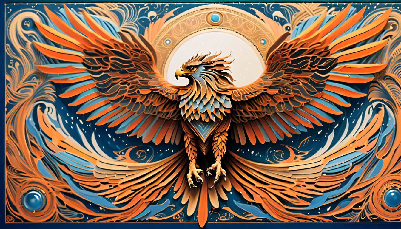 majestic and powerful creature gryphon, spreads exquisite wings and soars through the air. extraordinary gouache illustration captures the fantastical essence, intricate details bringing every feather and fine fur, overlooking the row of the dead, image exudes sense of phantom beast, evoking feeling of mysterious and dark enchantment appearance, stunning intricate detail gryphon, stunning delicate touch, presence exudes an unrivaled force and intensity that elicits, profound sense of awe hold out, meticulously crafted artwork showcases duality, duality of beauty and power, into mesmerizing world of imagination and wonder. spreads its beautiful wings and flies, Fantastic, daydream, highly quality gouache illustration, intricate detail, diablo, power force, pressure release, awe-inspiring, captivated masterful detail, highly quality, tonal contrast,