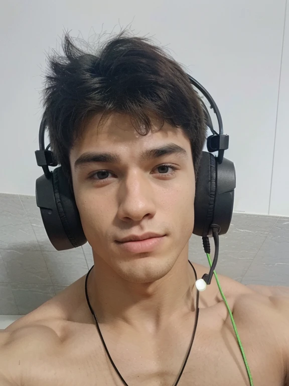 Muscular gamers 18 years old