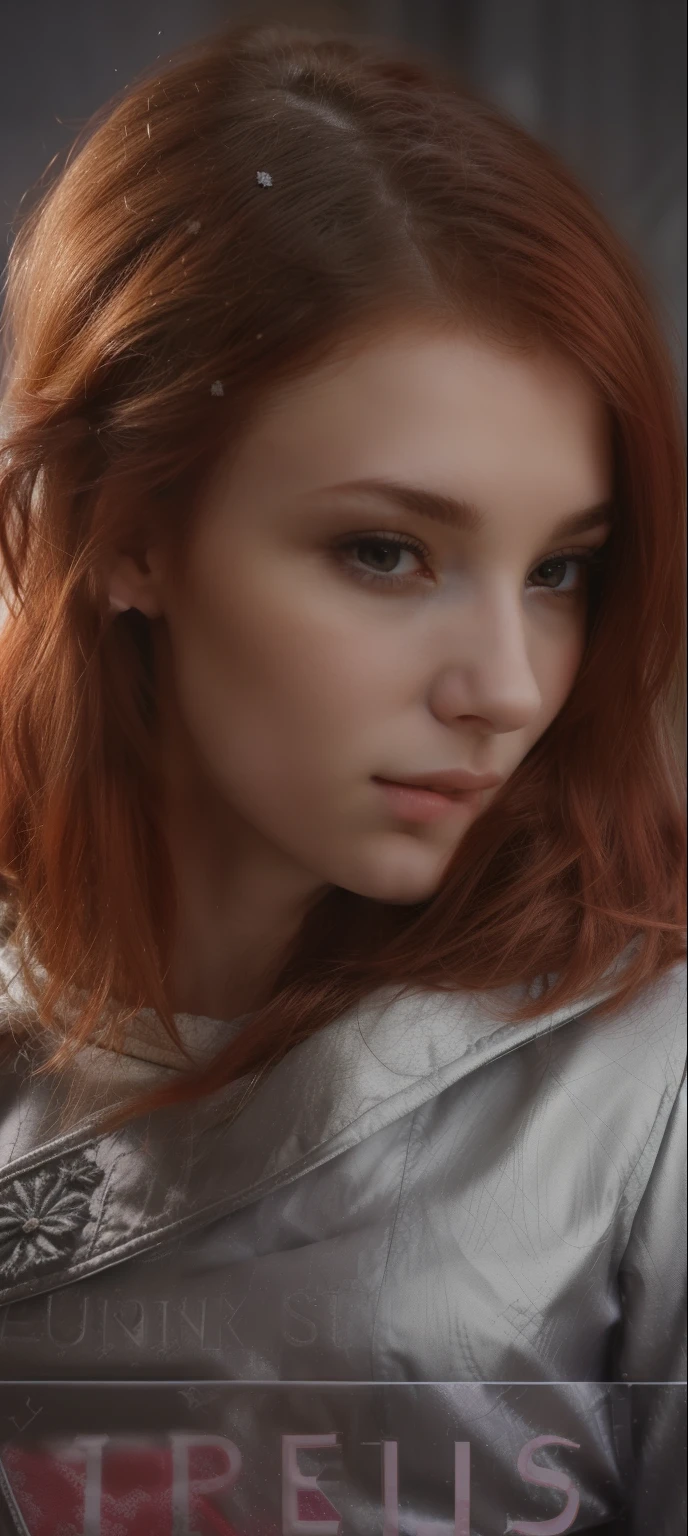 arafed image of a woman with a furry coat and a cat, attractive female face!!!, very very very beautifull face, cute face. dark fantasy, attractive beautiful face, beautiful female, gorgeous attractive face, ███beautiful face███, !seductive eyes and face!, perfect face ), extremely beautiful face, pale skin, snow white colored skin, young, buetifull, red hair parted to the side,