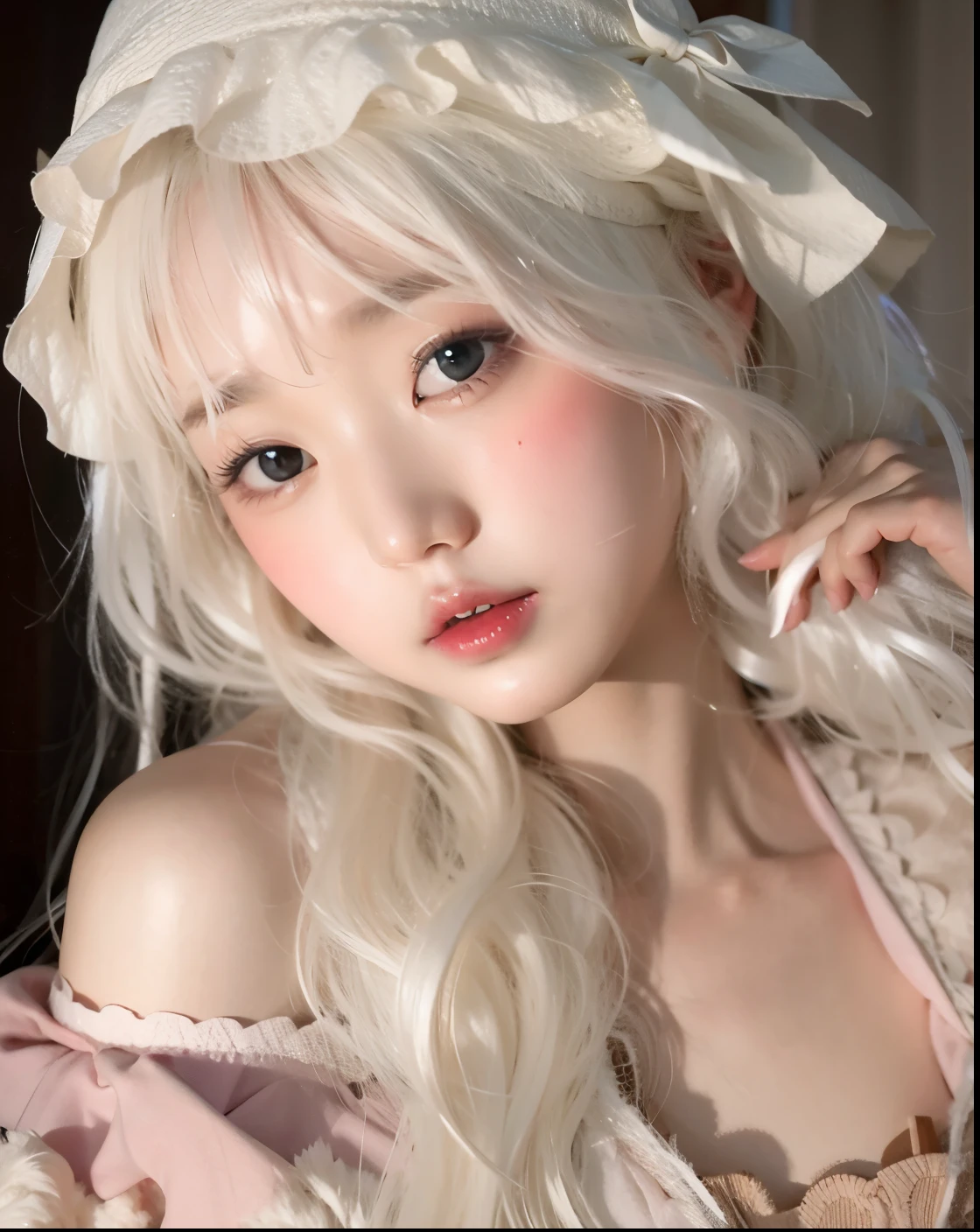 WONYOUNG from IVE face, fotorrealista, ULTRA HD, 8k