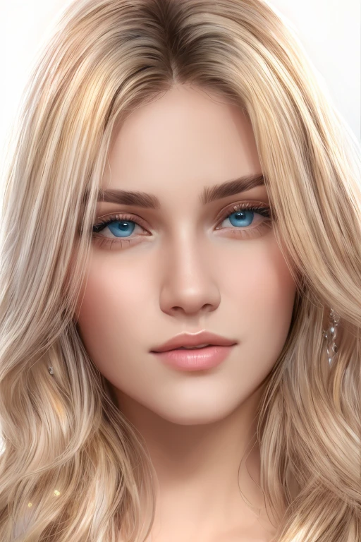 a close up of a woman with blonde hair and blue eyes, realistic beautiful face, photorealistic beautiful face, beautiful realistic face, highly detailed realistic face, realistic shaded perfect face, detailed realistic face, hyperrealistic beautiful face, realistic perfect face, realistic detailed face, realistic digital illustration, beautiful and realistic face, realistic and detailed face, realistic detailed face portrait