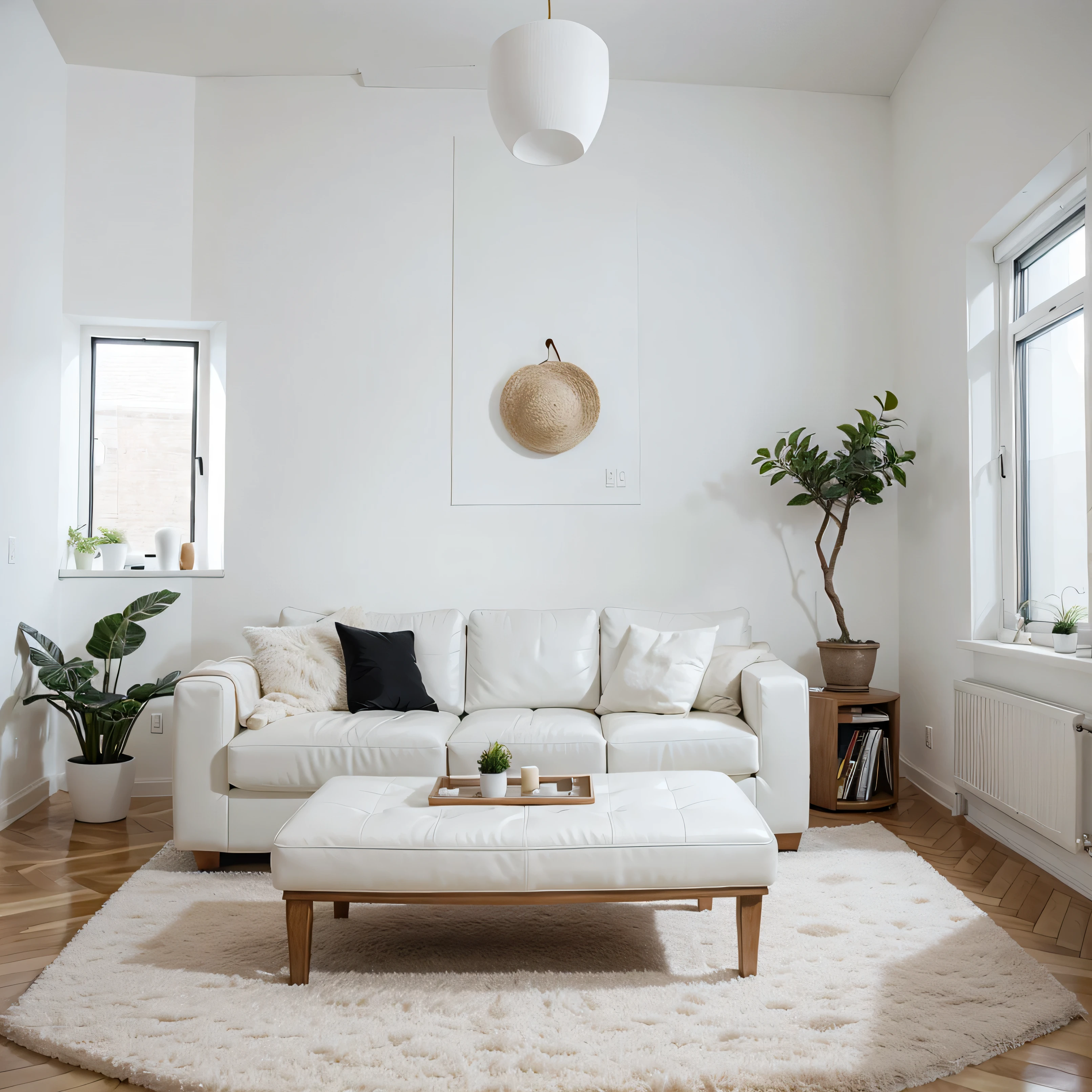 white living room 