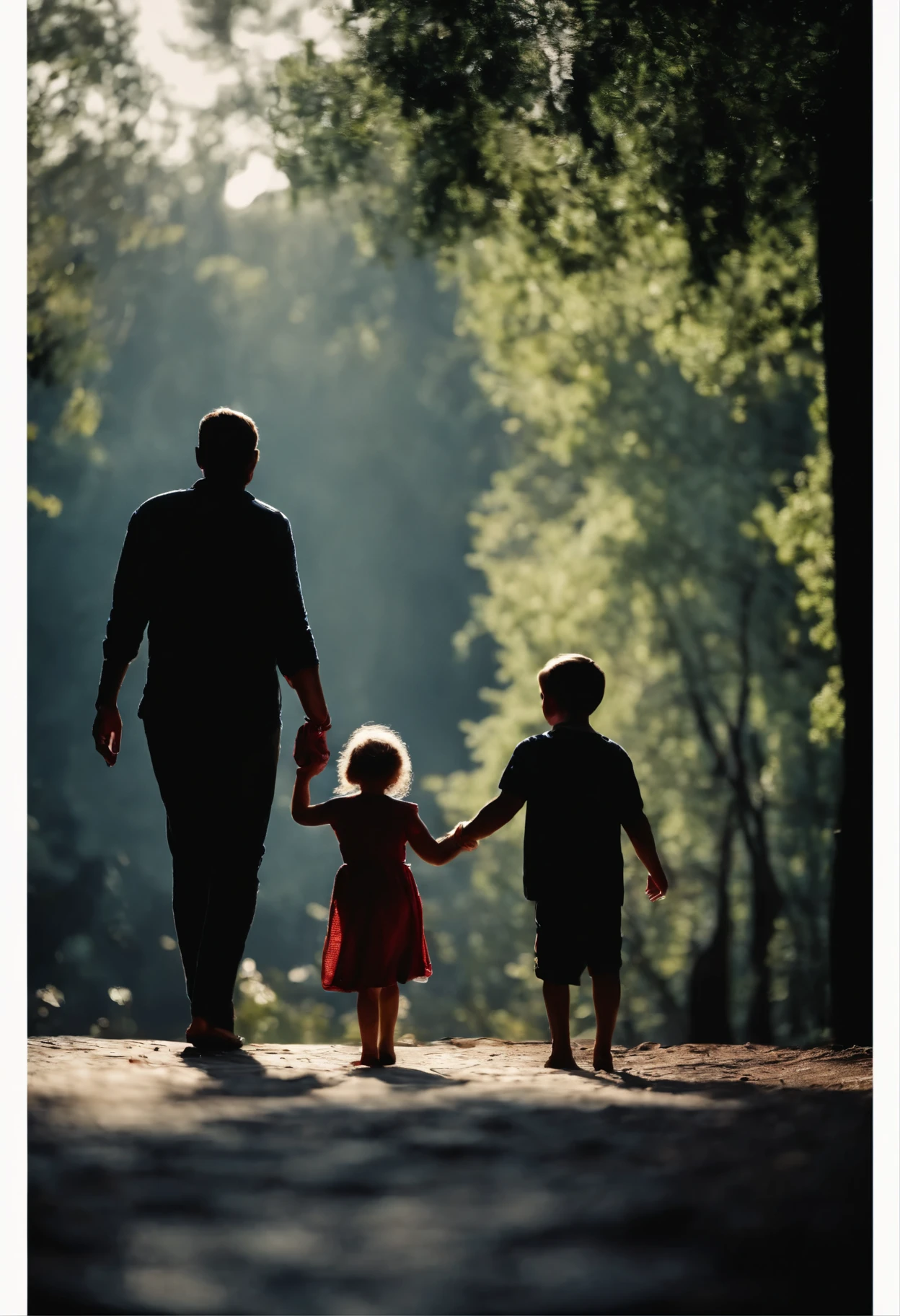 Quiet family happiness