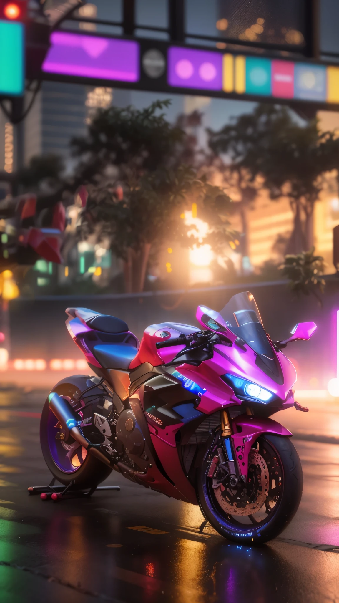 hiperrealisme:1.1),(detail:1.2),8k,cyberpunk,random colours,check background, bokeh