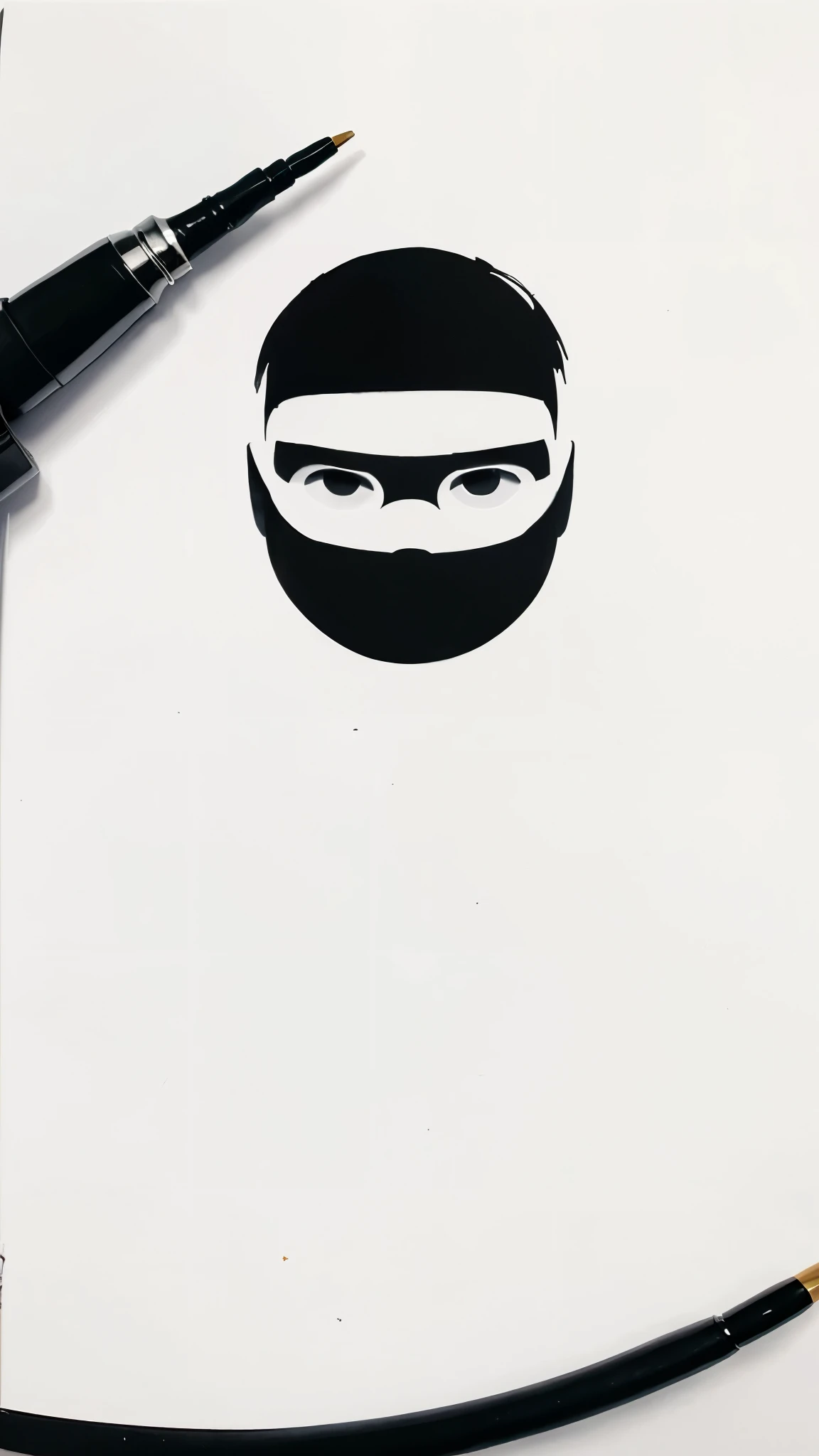 Minimalist watercolor graphic art Disney Pixar 50 cover of the film Men in Black
