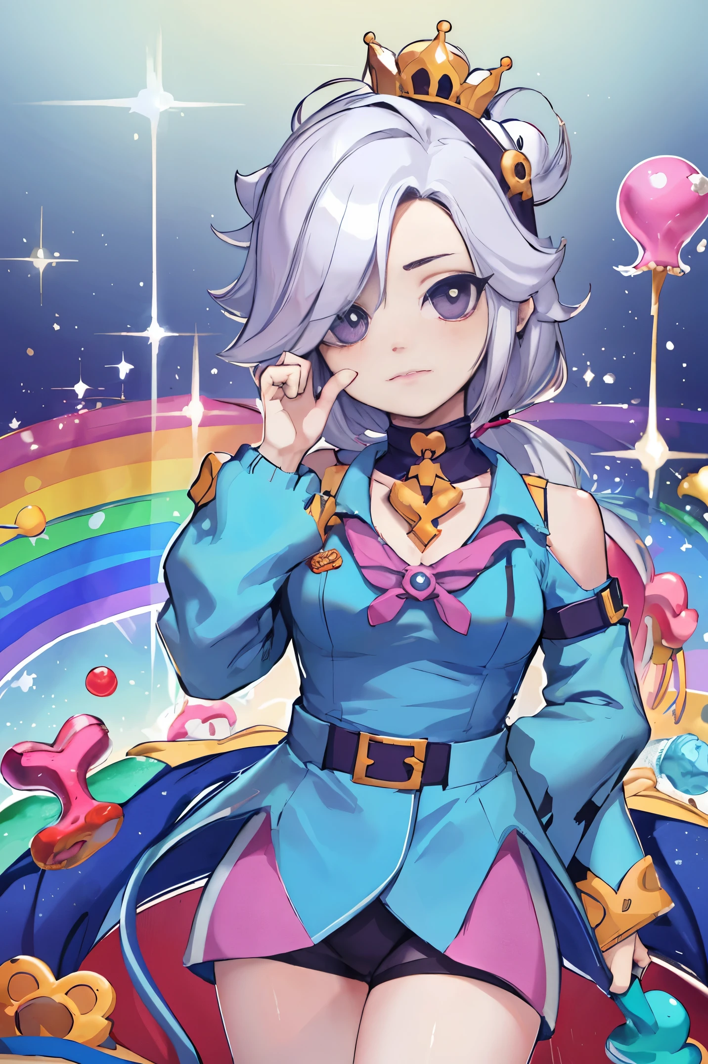 solution (Chibi) princess in the rainbow candy store, Obra-prima HD de alto contraste altamente detalhada da melhor qualidade em alta resolution