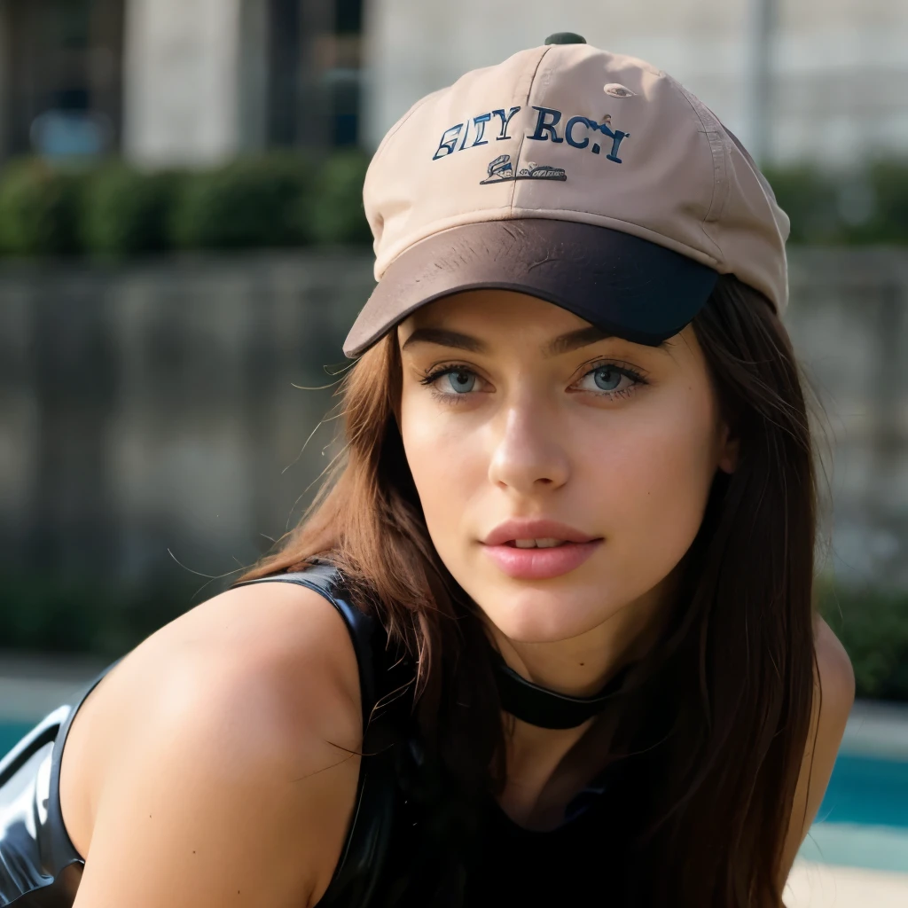 fully nude, on the knees tounge out, (best quality)), ((masterpiece)), ((realistic)), nfsw, beautiful woman in the latex body suit ,tounge out , seducing , 22 years old, wearing a cap on brown hair, hazel eyes, athletic breasts, innocent, intricate details, highly detailed, sharp focus, professional, 4k, divine rays, hand model, stunning blue eyes, small, delicate, innocent, high resolution, high detail, sharp focus, soft , aesthetic, extremely detailed, photo_\(ultra\), photorealistic, realistic, post-processing, maximum detail, roughness, real life, ultra-realistic, photorealism, photography, 8k uhd, photography,SILHOUETTE,full image from head to legs front standing, Looking at camera with smile, with girl friend , nfsw