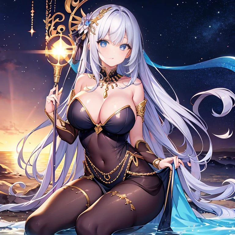 beautiful girl, hair over shoulders, clear eyes, smooth hair, exquisite and perfect facial features, The most beautiful big eyes, long eyelashes, Lying silkworm and sweet eyes, pout, dynamic angle, ultimate image quality, highest precision, Precise and perfect human body, necklace, bust, close, , long shot,