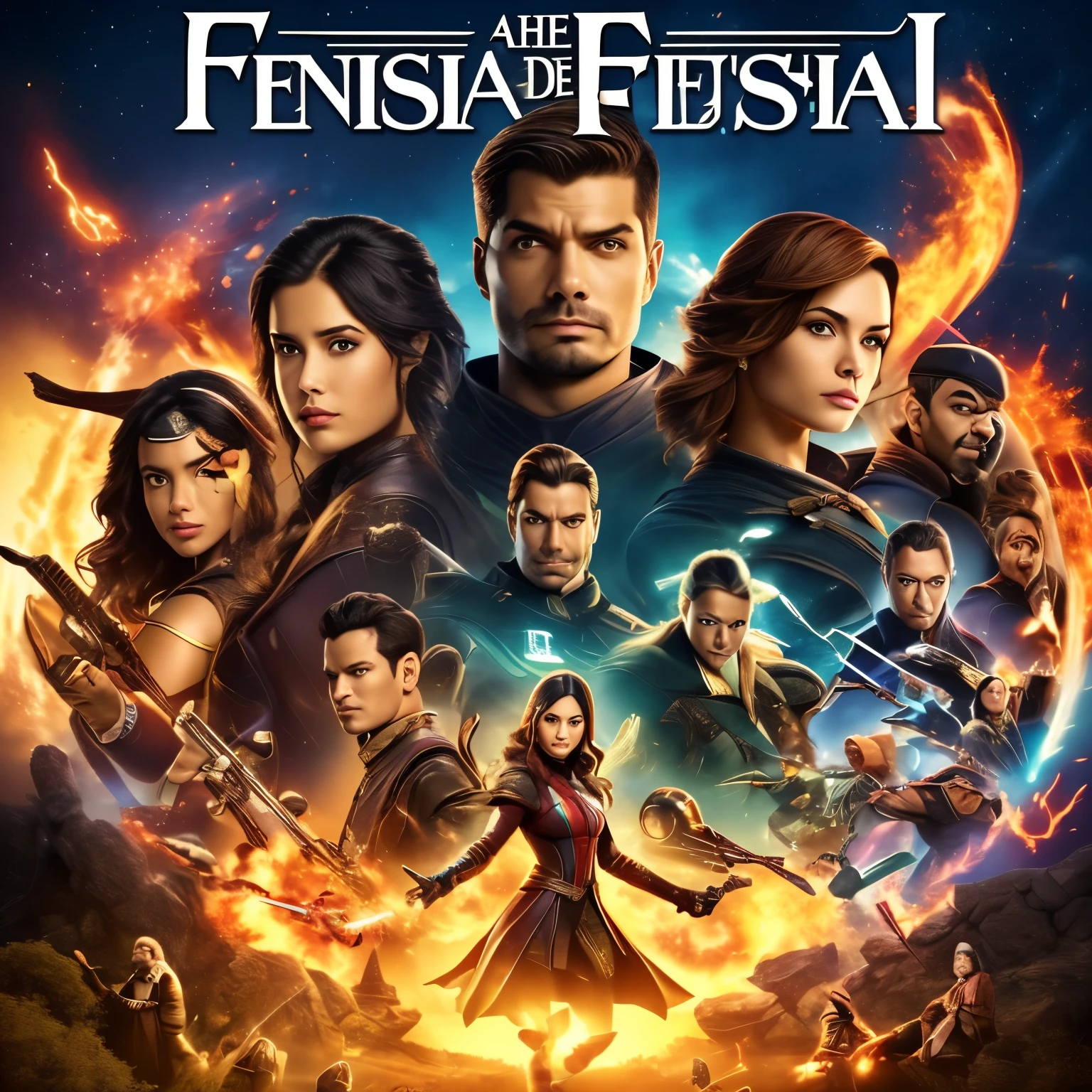 Crie personagens de fantasia