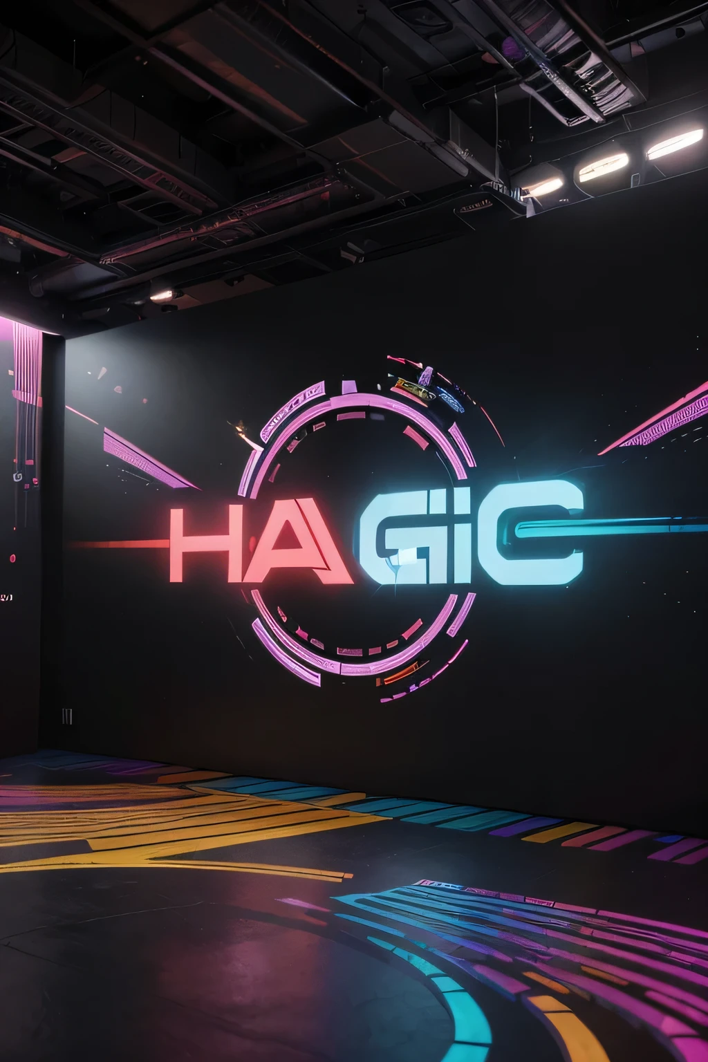(melhor qualidade,4k,high resolution,obra de arte:1.2),ultra-detalhado,(realista,photo-realista:1.37),themed stylized logo,Loja de games,Jogos Hado,(colorida,vibrante),studio lighting,profissional,artistas conceituais,3D rendering,unique design,atraente,modern aesthetic,chamativo,Memorable branding,Tendencies,(dynamic,baseado em movimento),Tipografia em negrito,detalhes intrincados,altamente polido,Efeito visual marcante,innovative composition,arte digital,design de logotipo,holographic elements,efeitos incandescentes,epic gaming atmosphere,Immersive experience,emotion and emotion.