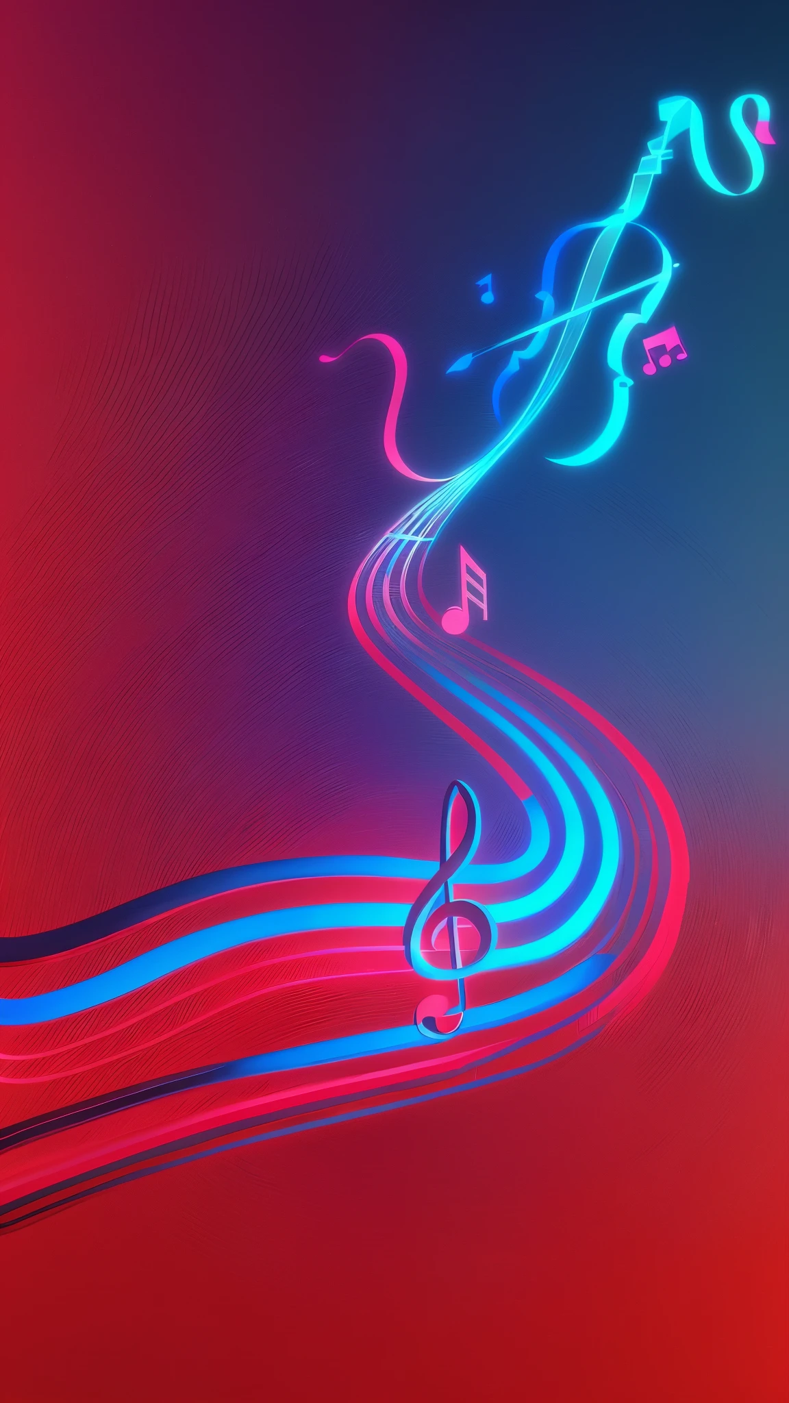 there is a picture of a musical note and a treble, musical notes, music notes, music poster, music theme, music in the air, phonk music background, music, graphic musicality, the god of music, bass clef, The ground spins, musician, Highly detailed composition, digital drawing, musical, musical instrument, smooth lines,Emila Clake n Colorful Explosion Red Paint Color,Exquisite details,Today&#39;s people are amazed,beautiful,Very detailed,High quality,Ultra-thin,(blue),(holographic),Cover art,((Blue background)》、complex、beautiful,sharp focus,Popular topics on Artstation,Art Station HD,artstation hq,Unreal Engine,4K