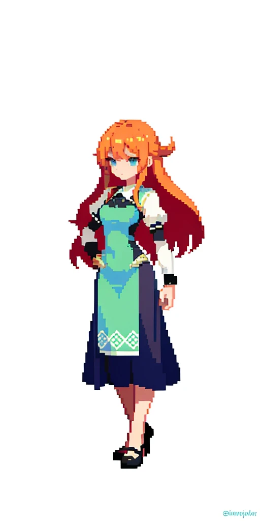 (masterpiece, top quality, best quality), pixel,pixel art,1girl,full body,