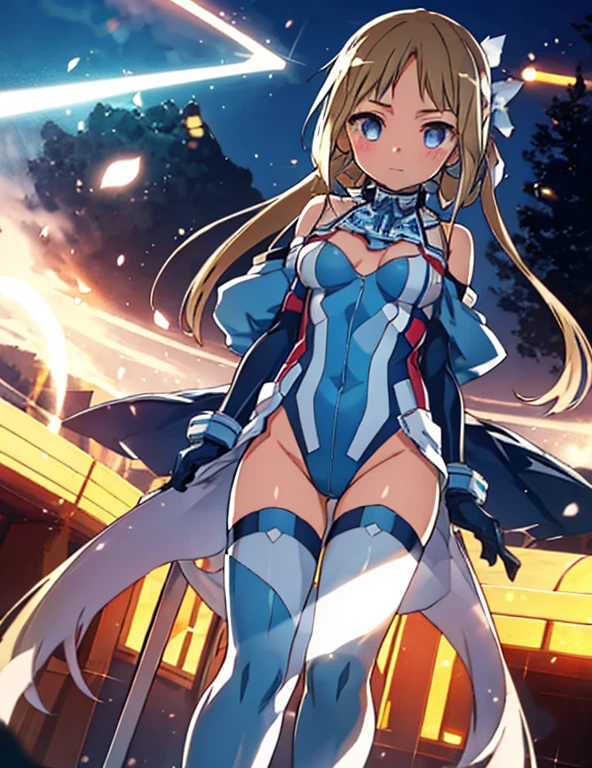 highest quality,sleep on your back in bed,Crab crotch,show me your boots,thigh high boots,leotardチラ見せ,glove,Strange thieves,elegant, 1 girl, leotard,body suit,cute, blushed, looking at the viewer, from below, prison,blue eyes, beautiful eyes, beautiful background, particles of light, Light of the sun, dramatic lighting, outside, shiny, realistic, table top, highest quality, Super detailed, get used to it, scenery, beautiful and detailed eyes, thin hair