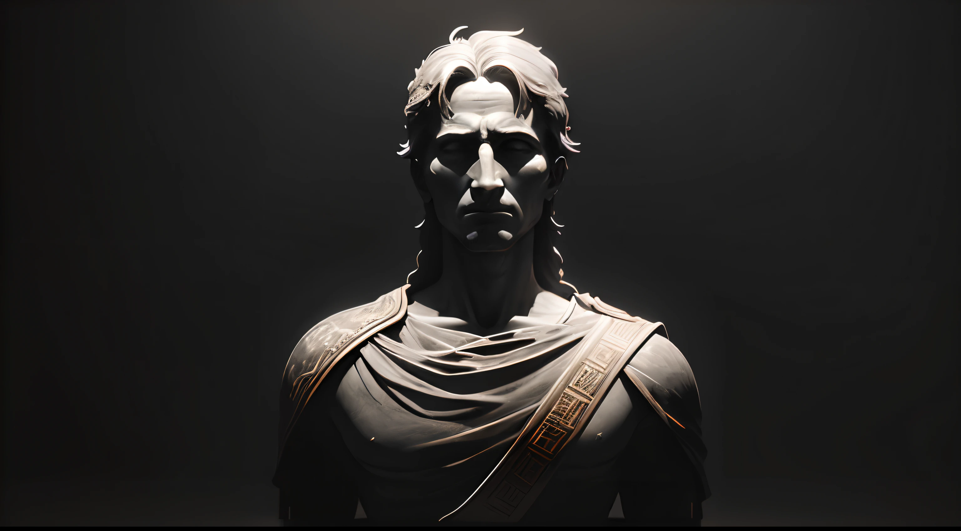 Stable Diffusion prompt:
black background, dollar sign, Julius Caesar, ancient Greek money, illustrations, high-resolution, ultra-detailed, realistic, professional, portraits, dark and bold color palette, dramatic lighting