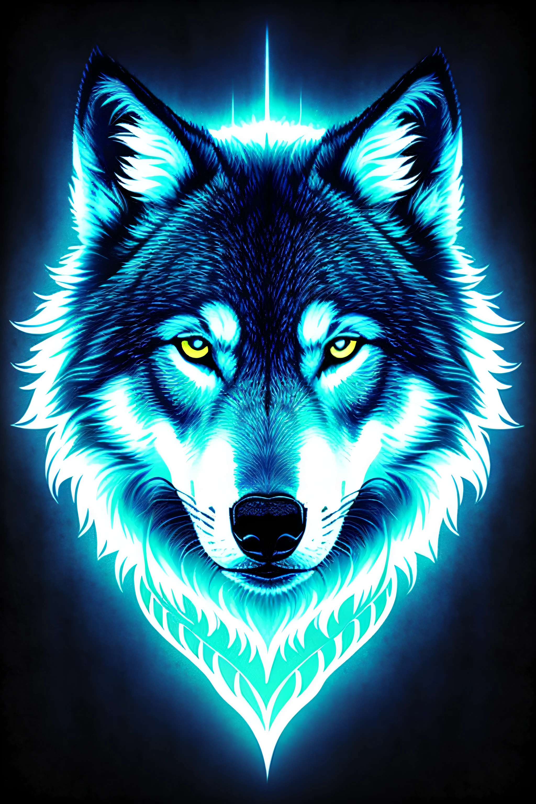 Consulte o sinal da imagem do lobo