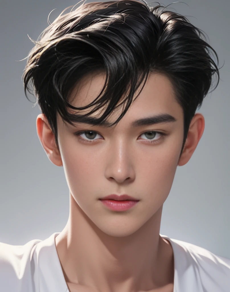 High quality, masterpiece, highly detailed, 8k, perfect face, perfect body, realistic, photogenic, man, Asian, young, black hair, comma hair cut style, handsome, detailed eyes, beautiful detailed nose, realistic body, realistic light, comfortable expressions, cute guy, sweat guy, cool guy, sexy