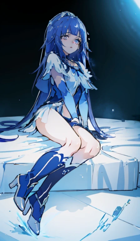 highest quality,sleep on your back in bed，Crab crotch，show me your boots，thigh high boots，leotardチラ見せ，glove，elegant, 1 girl, leotard，body suit，cute, blushed, looking at the viewer, from below, prison，blue eyes, beautiful eyes, beautiful background, particles of light, Light of the sun, dramatic lighting, outside, shiny, realistic, table top, highest quality, Super detailed, get used to it, scenery, beautiful and detailed eyes, thin hair，full body shot，