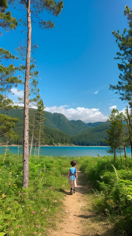 Sea of trees child andon jellyfish