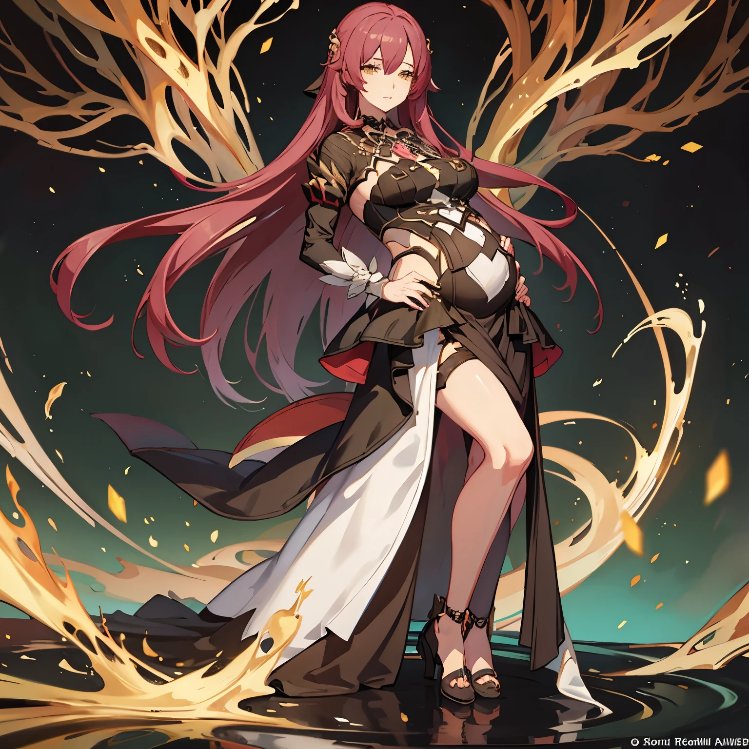 pregnant eden full body shot