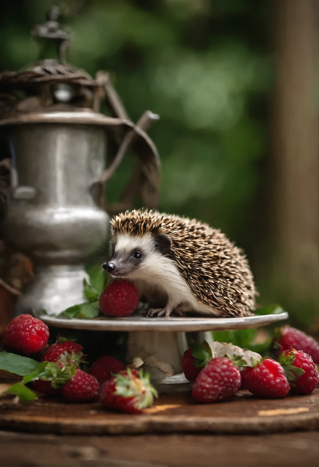 Hedgehog!! Where have you been? I called, I called, but you didn't respond. I've already inflated the samovar on the porch, pulled up a wicker armchair to make it easier to count the stars. Here, I think you'll come now, let's sit down, have a cup of tea with raspberry jam. You're carrying raspberry jam, aren't you? And I blew up the samovar and the twigs