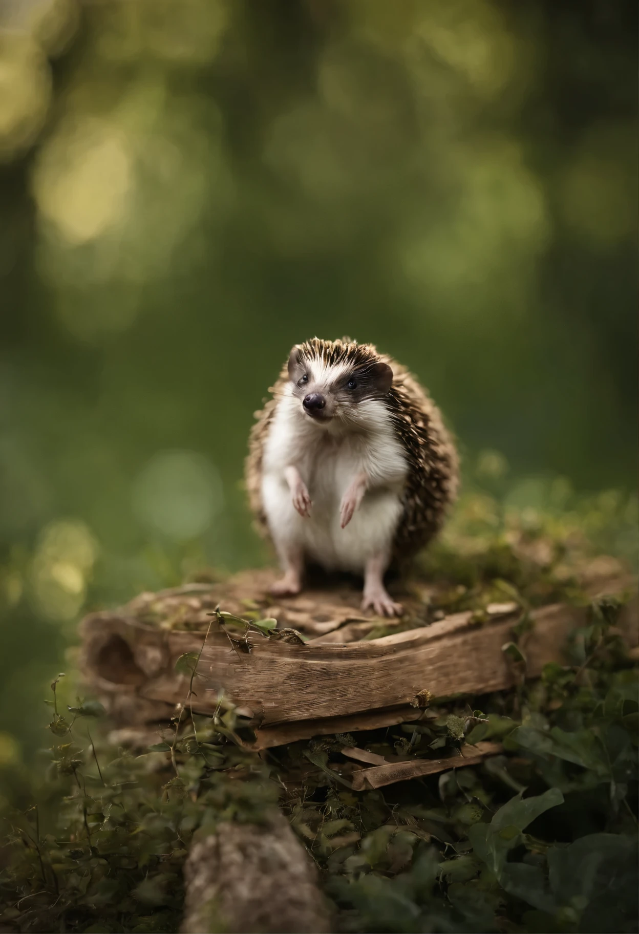 Hedgehog!! Where have you been? I called, I called, but you didn't respond. I've already inflated the samovar on the porch, pulled up a wicker armchair to make it easier to count the stars. Here, I think you'll come now, let's sit down, have a cup of tea with raspberry jam. You're carrying raspberry jam, aren't you? And I blew up the samovar and the twigs