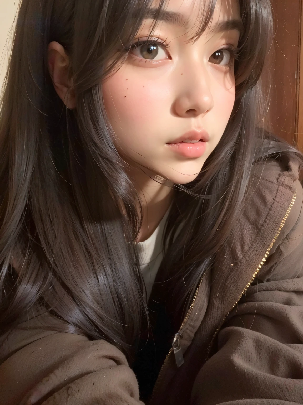 there is a young woman com cabelo comprido posing for a picture, headshot imagem de perfilture, Ulzzang, imagem de perfil, 🤤 retrato de , young pale and beautiful asian face, Meninana, portait photo imagem de perfilture, Dang Meu Linh, com cabelo comprido, chiho, nivanh chanthara, imagem de perfil, asian girl com cabelo comprido, Xintong Chen
