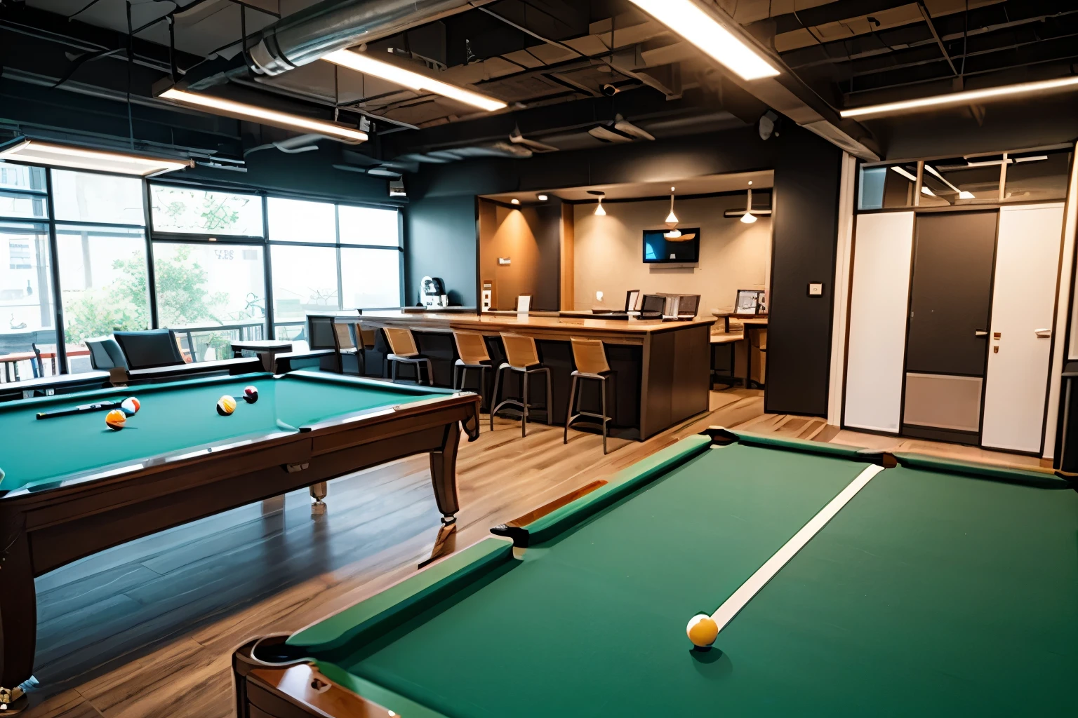 Water bar、coffee、Shared office cubicle、Business negotiation area、Shared printing and copying area、Share book、smoking zone、Entertainment billiards、Table tennis area, etc.