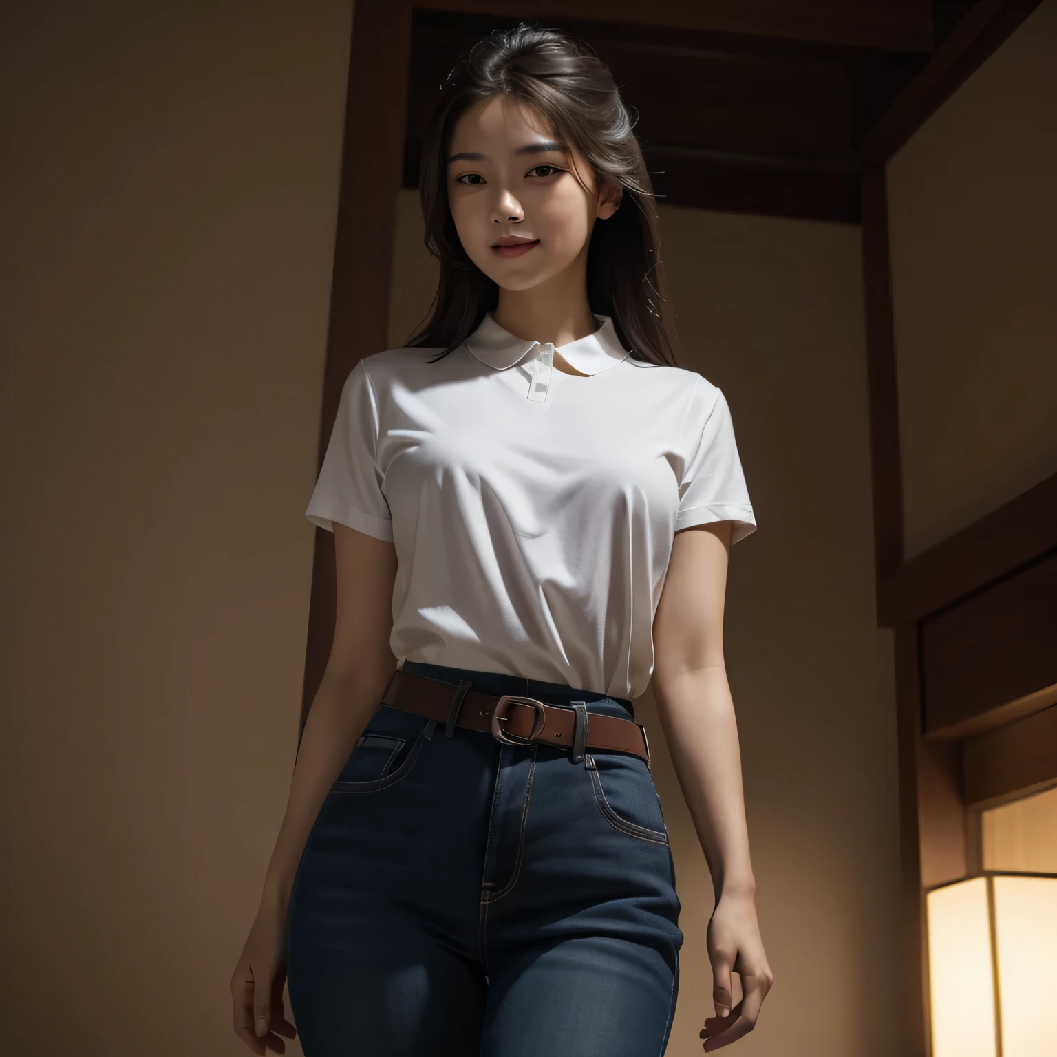 Anya Taylor joy in thin tight t shirt