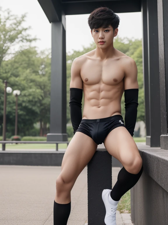teenagers , young , light-skin , wearing an dark black sexy underwear, tmasterpiece,k hd,the feet,black long socks,The barefoot , black colour , handsome and cute , extreme cute boy , white skin , dark black underwear boxers shorts , extremely tall and cute boy ,oppa model , handsome model , full body , dark black boxers underwears short shorts , black socks , white light-skin , Chinese model , young boy , white skin , handsome and extremely cute , black boxers underwear shorts , long black socks , handsome model , at the park , jogging , model oppa , long legs , jogging , running , high knee black socks ,black long socks , stand up , extremely tall , extremely high , black underwears , black sports underwear , long black socks , clean and white legs , Chinese model , extremely long legs , clean and white thigh , heavy bulge , kid face , baby face , wearing jacket , black underwears boxers , light and white skin , Chinese model , strike a pose , sexy pose , horny boy , high knee black socks , long black socks
