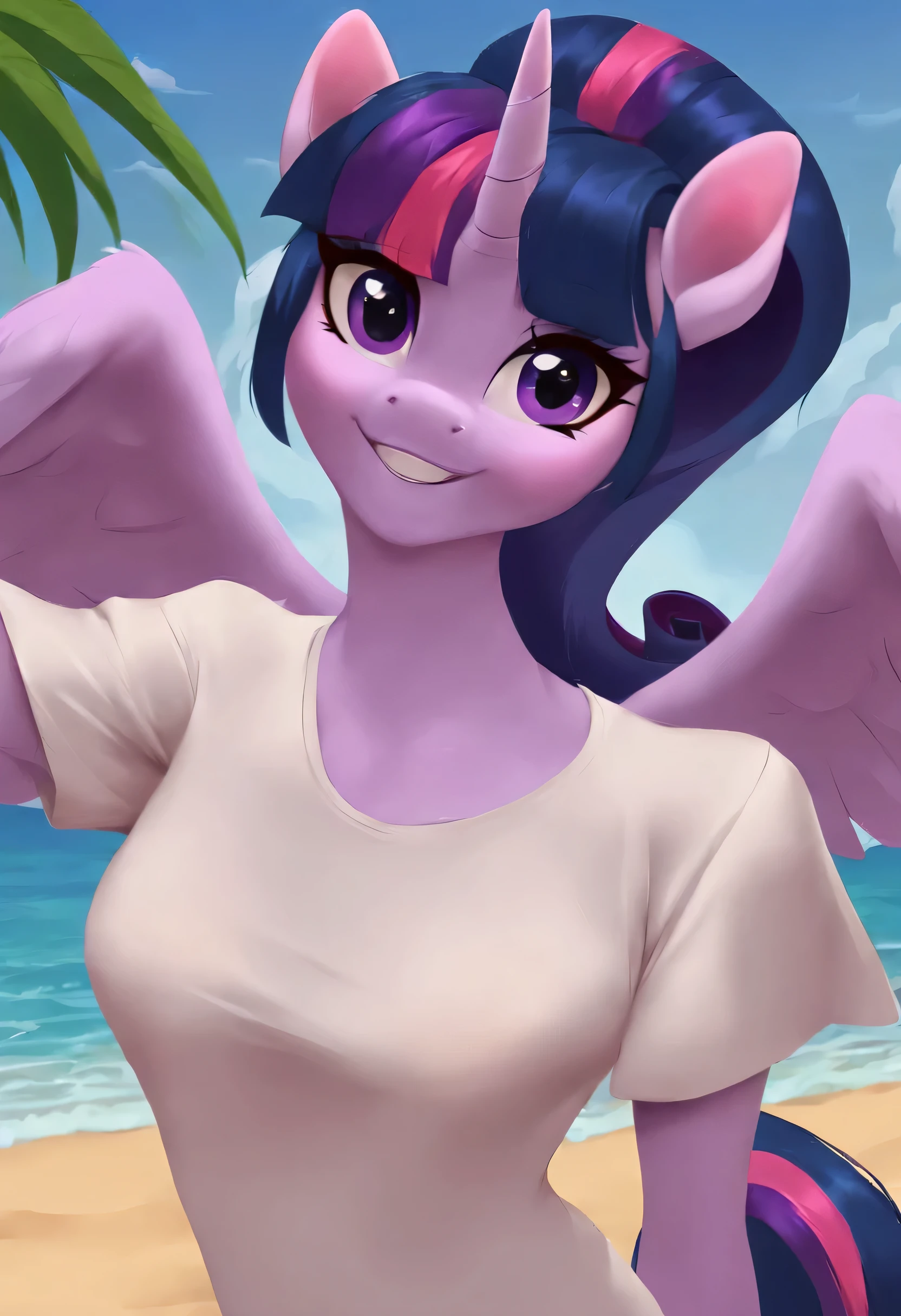 wide shot, ((best quality)), ((highly detailed)), masterpiece, (detailed eyes, deep eyes), (1girl), dynamic angle, cowboy shot, mlprarity, woman, smile, ((purple hair )), ((blue eyes)),firm breasts, realistic proportions, curvy body, lipstick, curvy hips, subtly visible breasts, evening lighting, ((petite body)), night club background, (((visible nipples))), nakedbare ass,Exposed nipples, sex party, lingerie