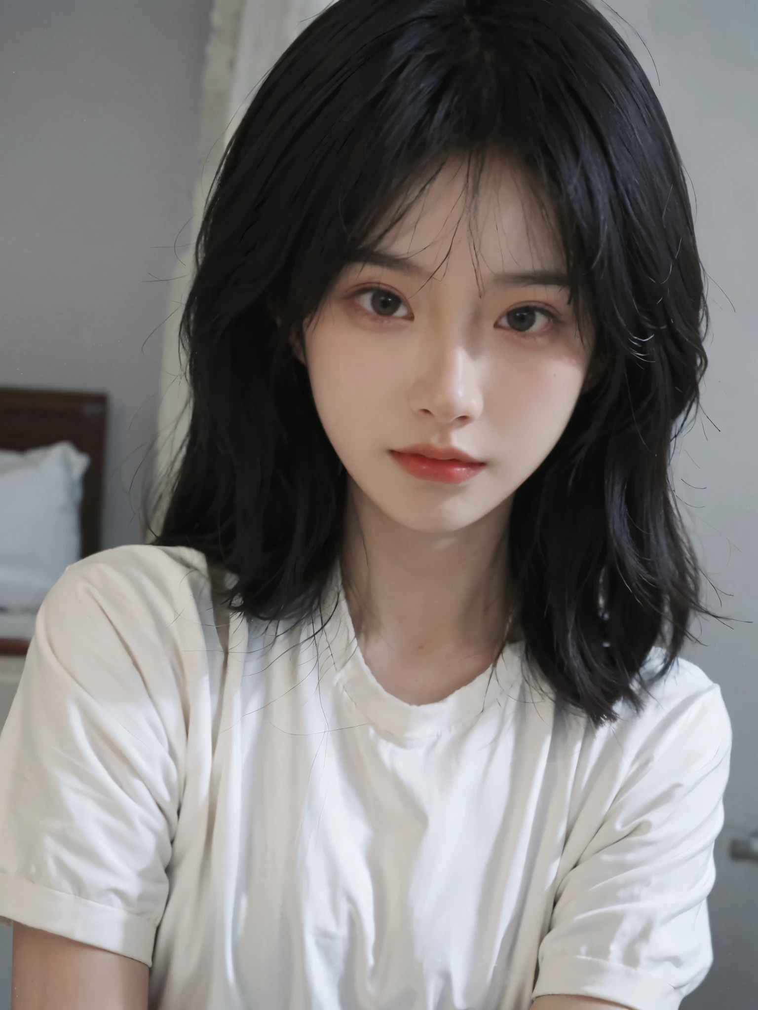 best quality, ultra high resolution, White background,(Upper body:1.4)(realistically:1.4), 2个girl,(medium shot:1.4 gold),short sleeves,cute,Atmosphere,twin,A pair of eyes as clear as snow,Royal sister,girl,looking at the audience, close up ,