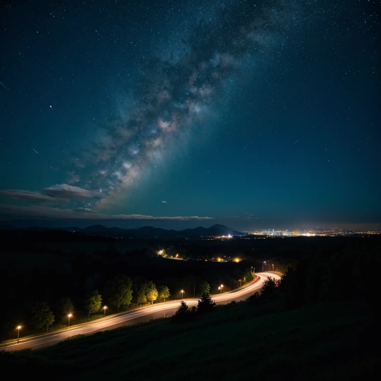 landscape,Beautiful,landscape,night sky